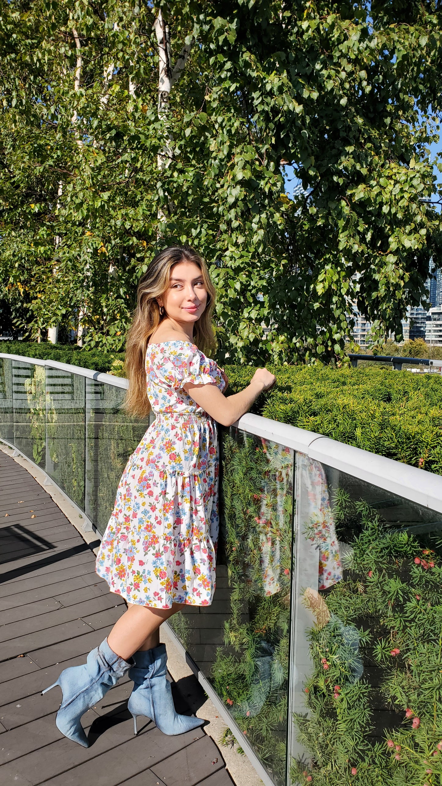 Floral summer dress